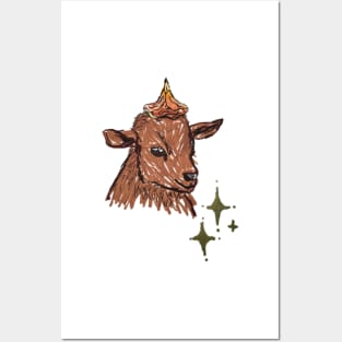 Baby goat Posters and Art